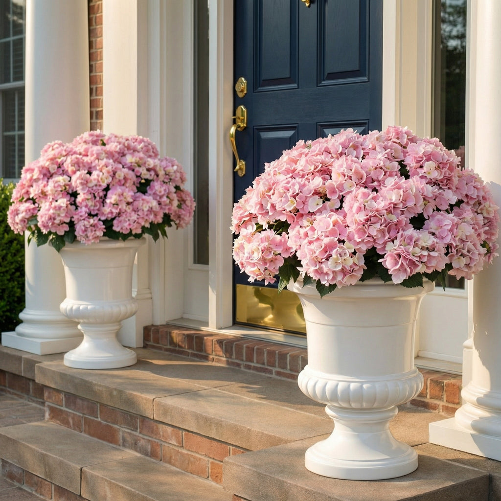 5-Head Hydrangea Stem for Indoor & Outdoor Use UV Protected