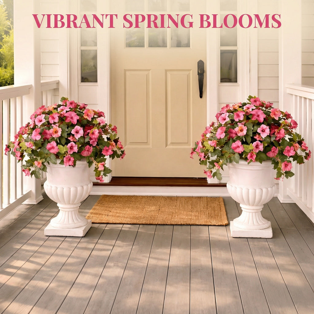 Spring Bloom Artificial Petunia Arrangement