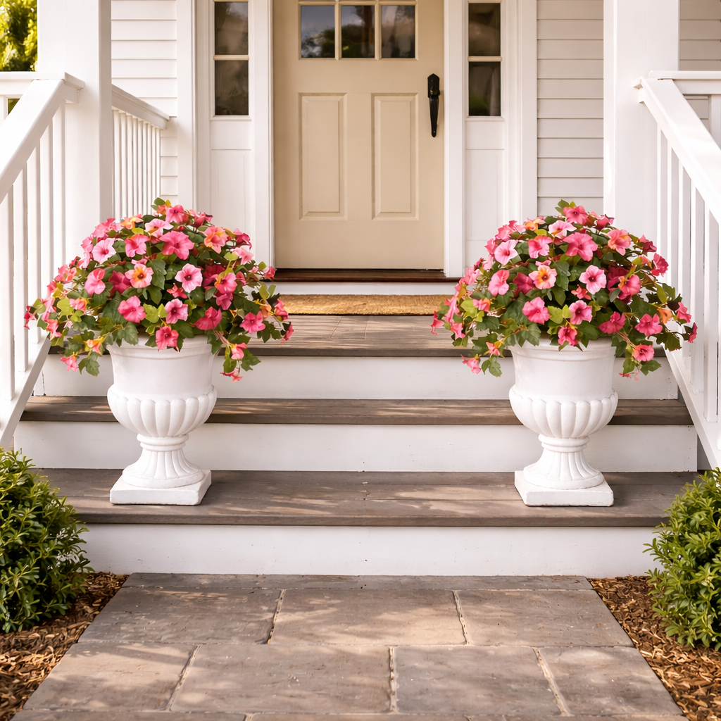 Spring Bloom Artificial Petunia Arrangement